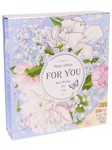 Фотоальбом на 500 фото 10х15 Весенний букет красивых цветов ФР-2738-2