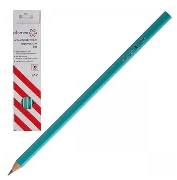 Карандаши чернографитные 'Attomex', HB , диаметр грифеля 2,5 мм, 5032600