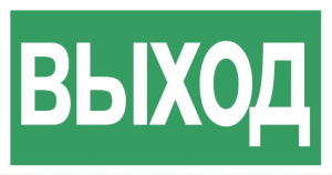 Виниловая наклейка "Вход"