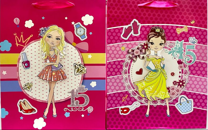 Пакет МОДНИЦА глиттер ,3D, 31х41х12 см, 980L