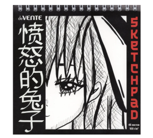 Скетчпад "deVENTE.Manga", А6 , (145х145 мм), 210 г/м2, 2134322
