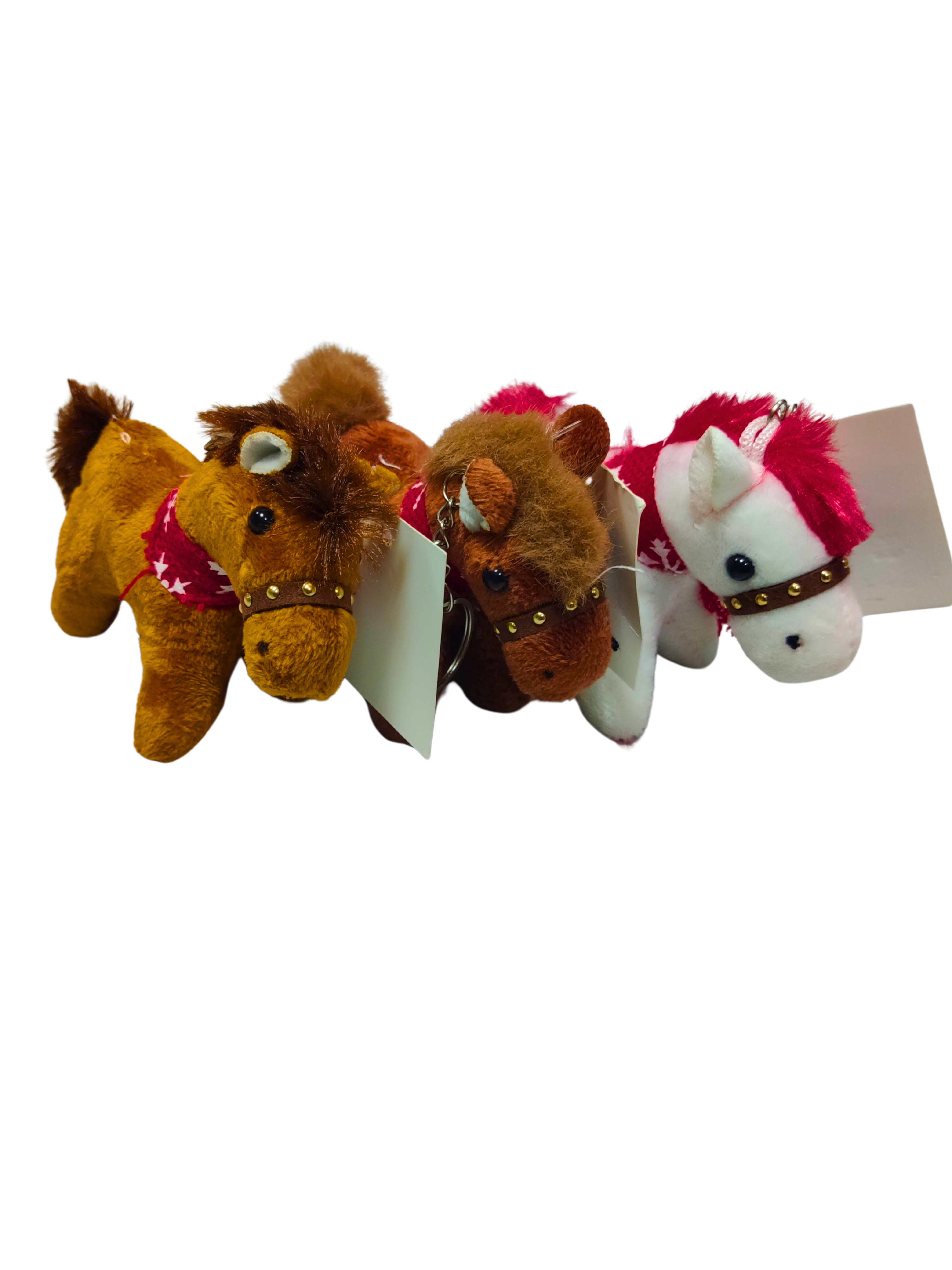 Новогодняя игрушка лошадь символ года 2026, на липучке, 125302