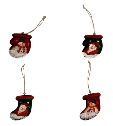 ПОДВЕСКА, DARLENS «ДЕД МОРОЗ И СНЕГОВИК», 9 СМ, МЕТАЛЛ, АССОРТИ, DL-DRL07732