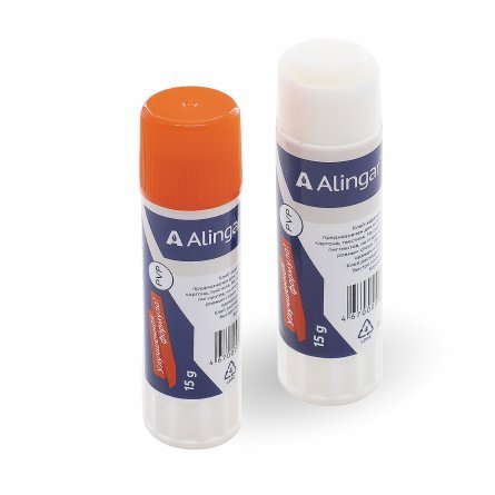 Клей карандаш, Alingar Extra, 15 гр, на основе, PVP, пластиковый тюбик, AL-526-15