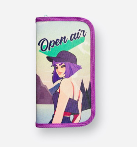 Пенал 2 секции Пчёлка , "ТИНЕЙДЖЕР 2023", ПО-49