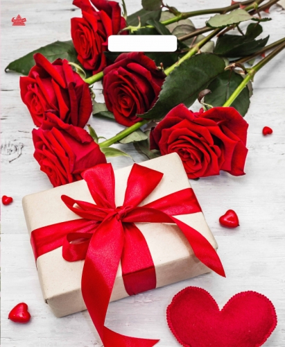 Пакет ПЭ с вырубной ручкой 38х45+6 (х50) Тико глянец (Свидание), ВУР55251