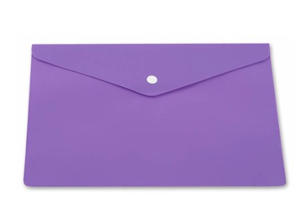 Папка на кнопке А4, 'KWELT' фиолетовая 0,18 мм непрозрачная, КР-000236