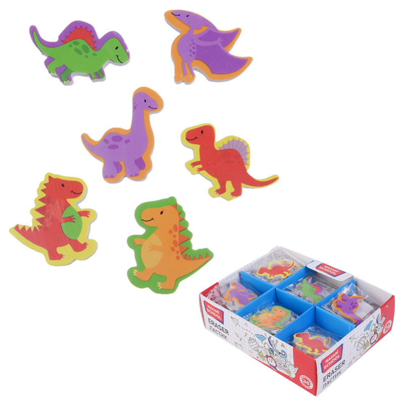 Ластик ZAWR фигурн., ассорти, М-6836