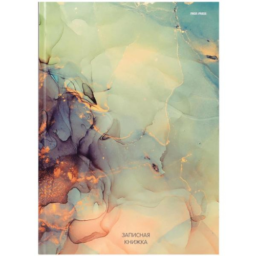 ЗАПИСНАЯ КНИГА А4 120л. МРАМОРНЫЙ УЗОР, Б120-0859