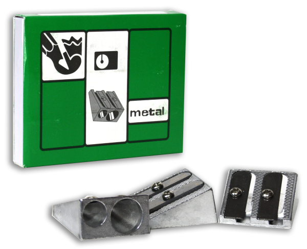 Точилка двойная металлическая 'ASMAR', AR-931