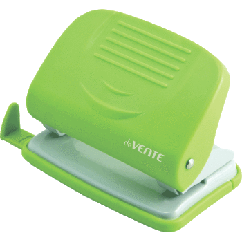 Дырокол 'deVENTE.Neon' (20 листов), неоновый зеленый, 4020329