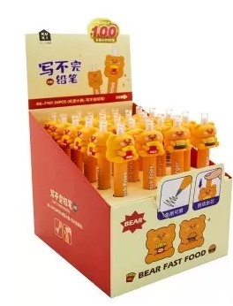 Карандаш, ВЕЧНЫЙ МИШКА, MAYLOTT, дизайн ассорти, P9111