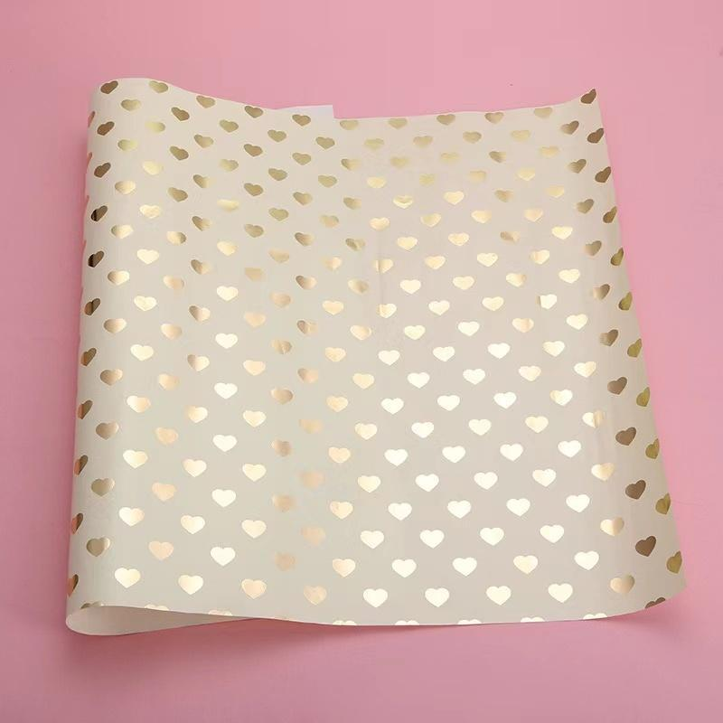 Упаковочная бумага, Сердца, 70х100, (2 шт/уп), 512-003-16