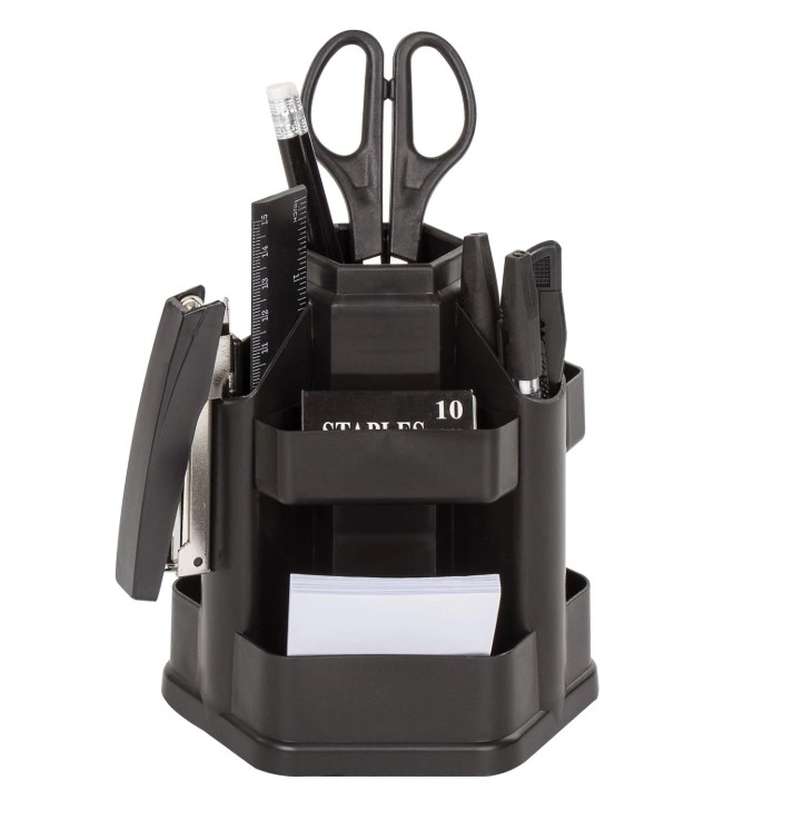 Канцелярский набор STAFF 'Офисный', 14 предметов, офисный, вращающаяся конструкция, 230746