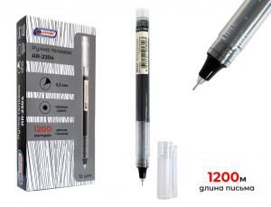 Ручка гелевая "ASMAR", 0,5 мм , цвет чёрный, AR-2304/ЧЕРНАЯ