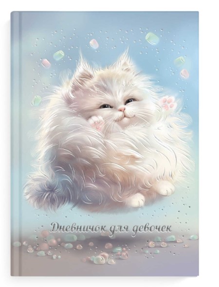Дневничок для девочек, 145х205 мм, 48 листов, дизайн ассорти, 62740;67705;67706;67710