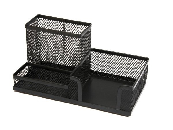 Подставка для канцелярских принадлежностей, металлическая, цвета в ассортименте, AR-9058;черный