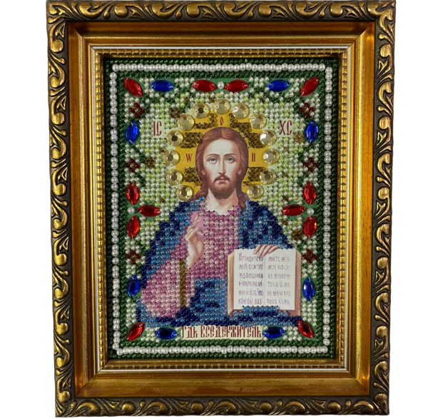 Живопись картина стразами ' Господь Вседержитель', 140х170 мм, 12547
