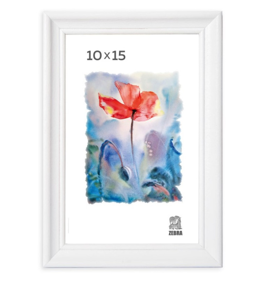 Фоторамка деревянная 10х15, белый цвет, (1507)